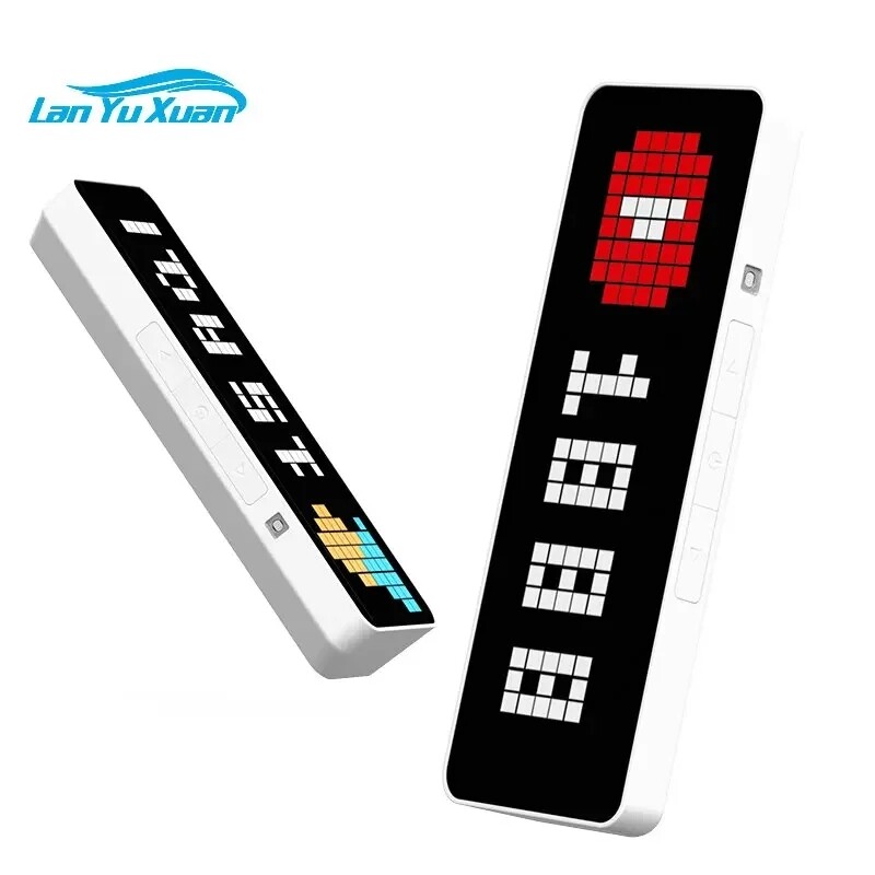Ulanzi TC001 Pixel Desktop Clock Simultaneous Weather Forecast Pixelated Message