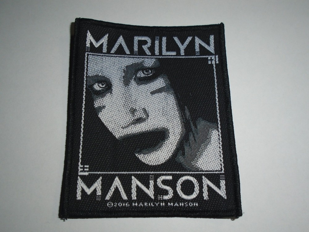 MARILYN MANSON WOVEN PATCH
