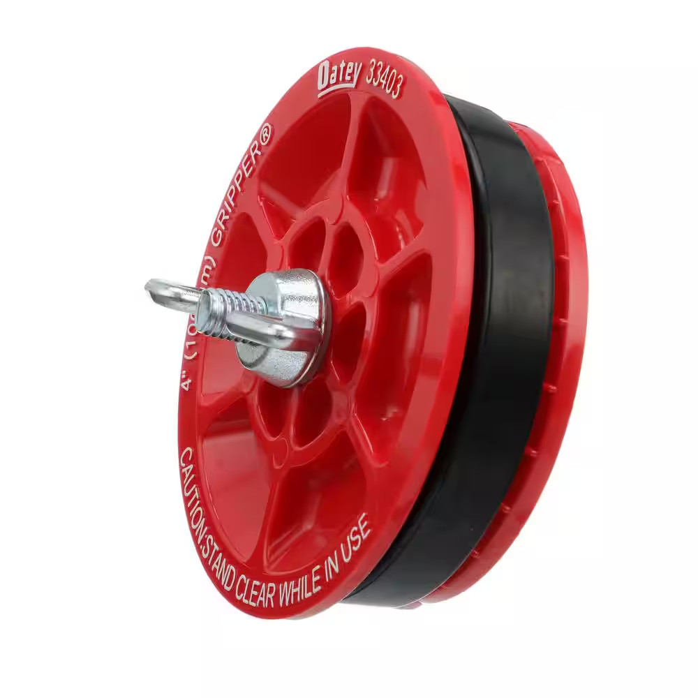 Gripper 4 in. Plastic Mechanical Test Plug