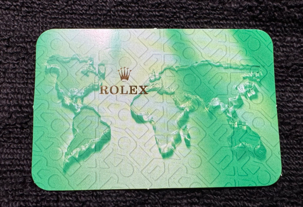 Authentic Rolex calendar card 2001 - 2002 - 100% Authentic