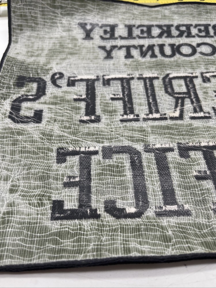 BERKELEY COUNTY SHERIFF’S OFFICE Large Patch Uniform Patch Back Of Jacket Shirt