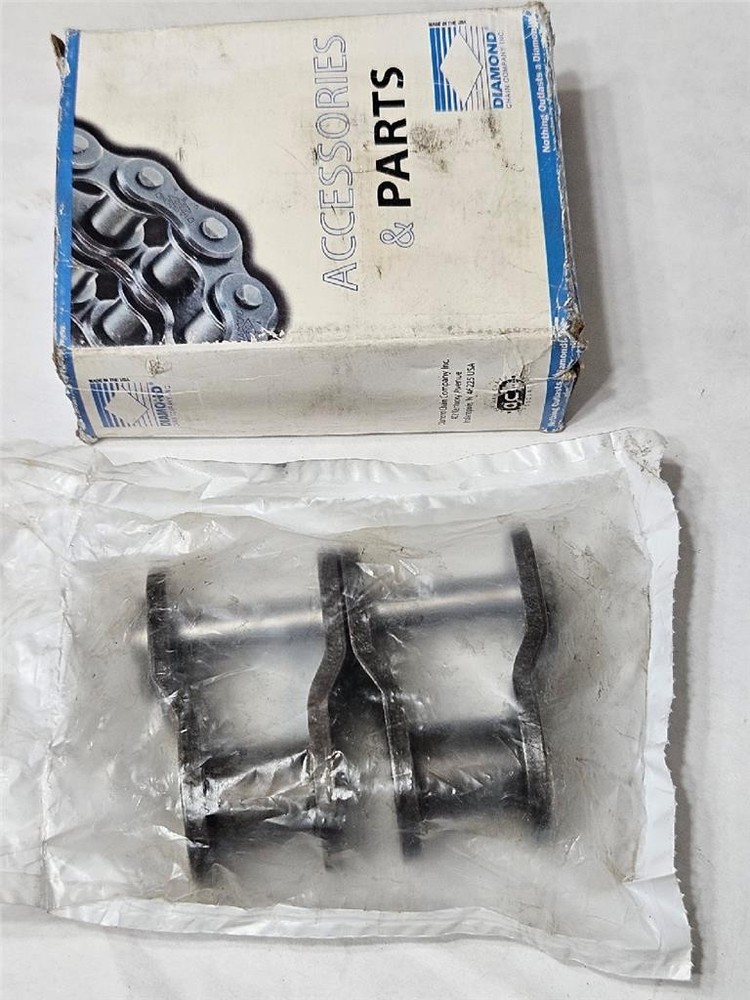 Diamond Chain 140-2 Roller Chain Double Offset Connecting Link USA
