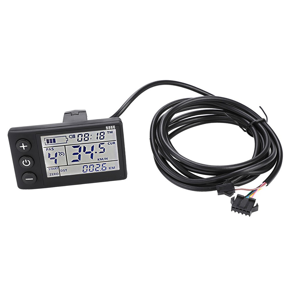 Scooter Motor Controller Rainproof LCD Panel Kit For Electric Bicycle 250W-350W