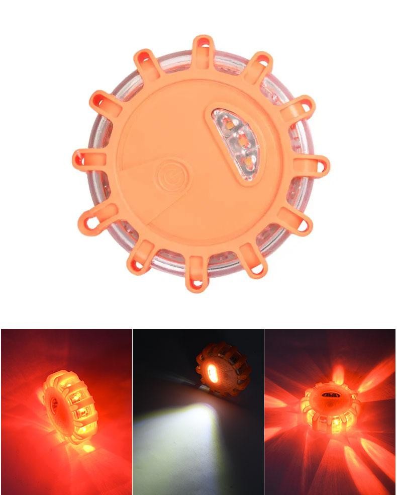 MAGNETIC CAR EMERGENCY LED STROBE LIGHT 9 SAVE MODE