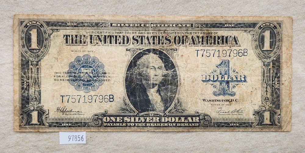 WPCoins ~ 1923 Large #1 Silver Certificate