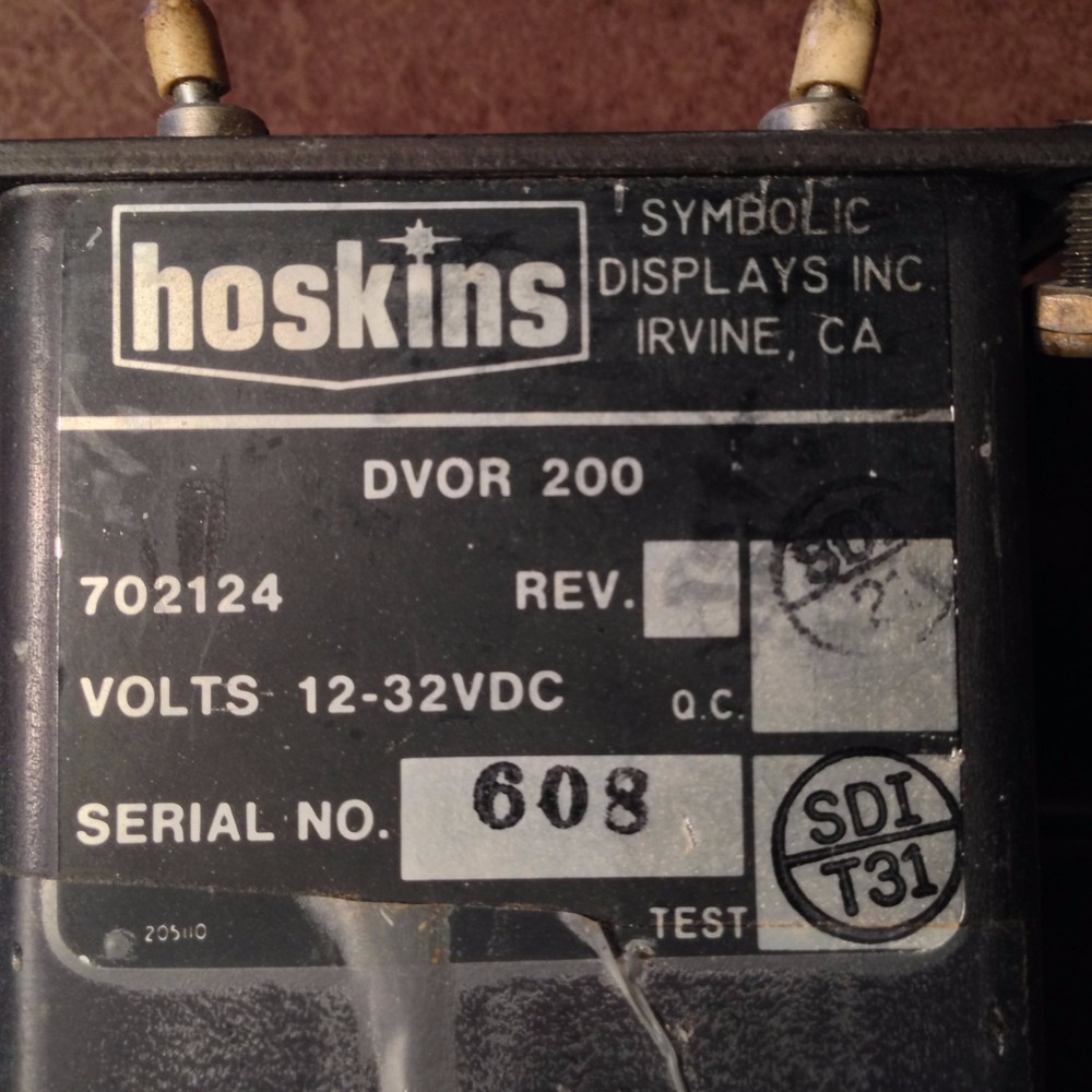 Hoskins DVOR 200, 702124, 12-32vdc