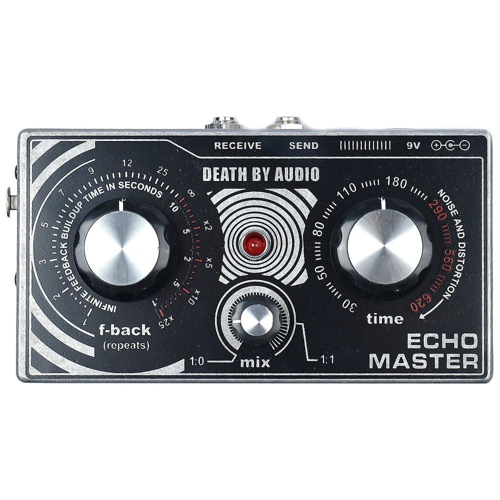 Death by Audio Echo Master Vocal Delay Pedal w/ 2 Patch Cables