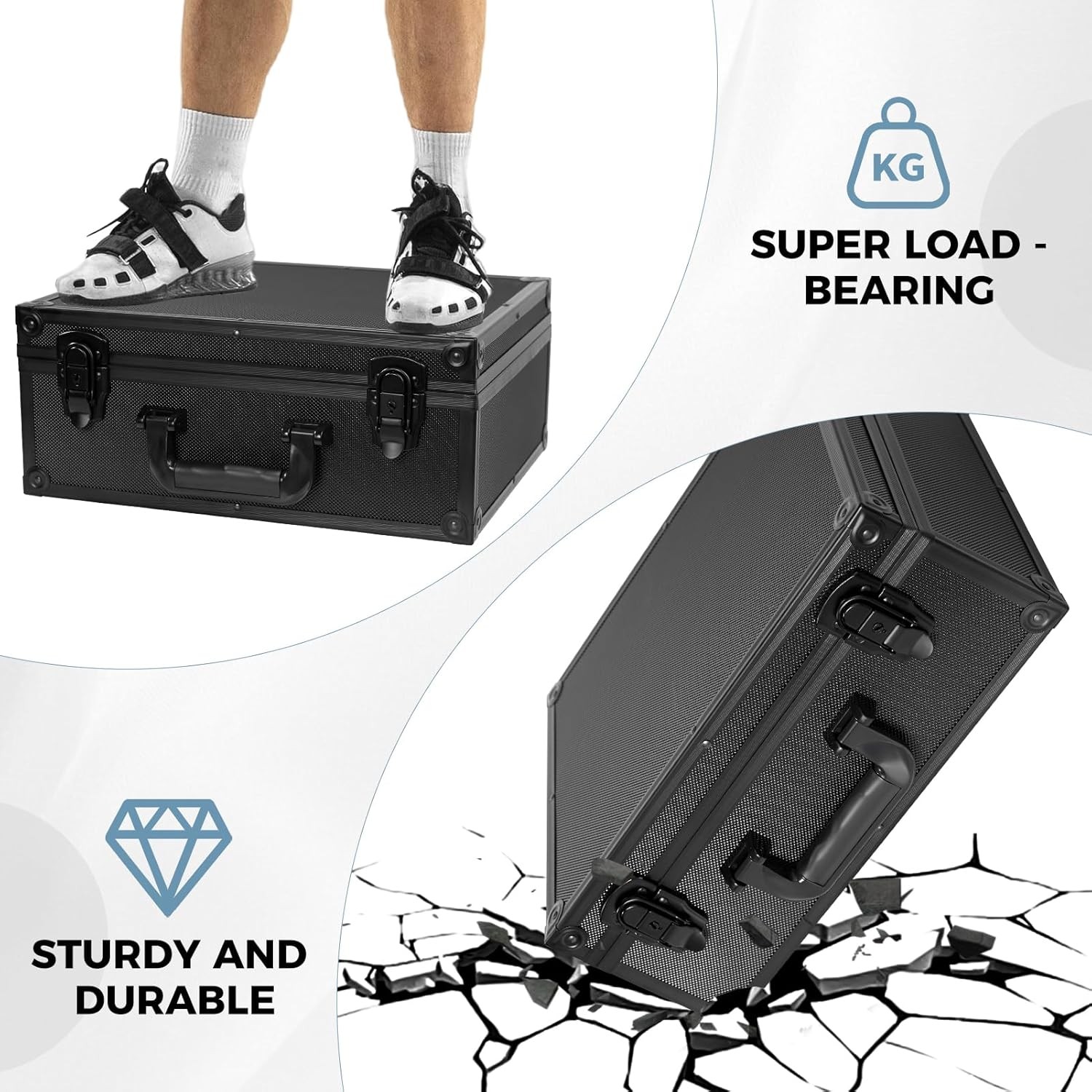 Graded Card Case Storage Box for 600+ 35PT 3"x4" Toploaders Trading Sports Cards