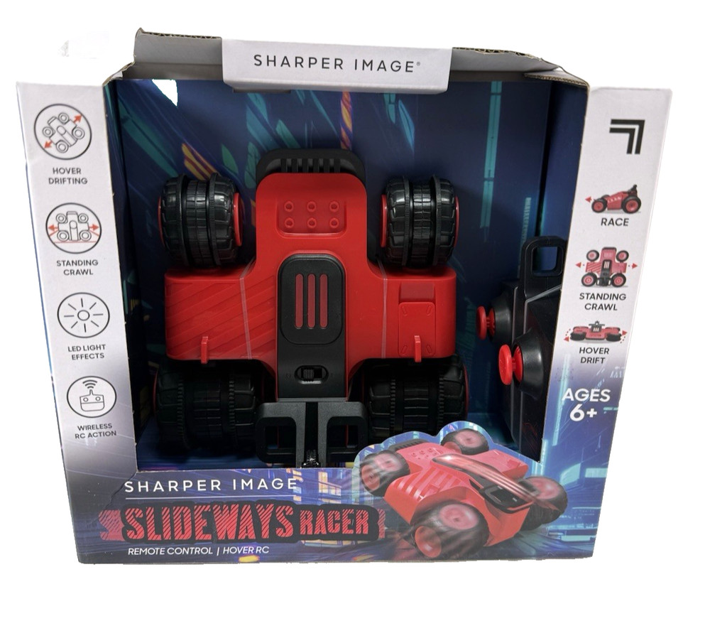 Sharper Image Remote Control/Hover RC Slideways Racer.   Damaged Box