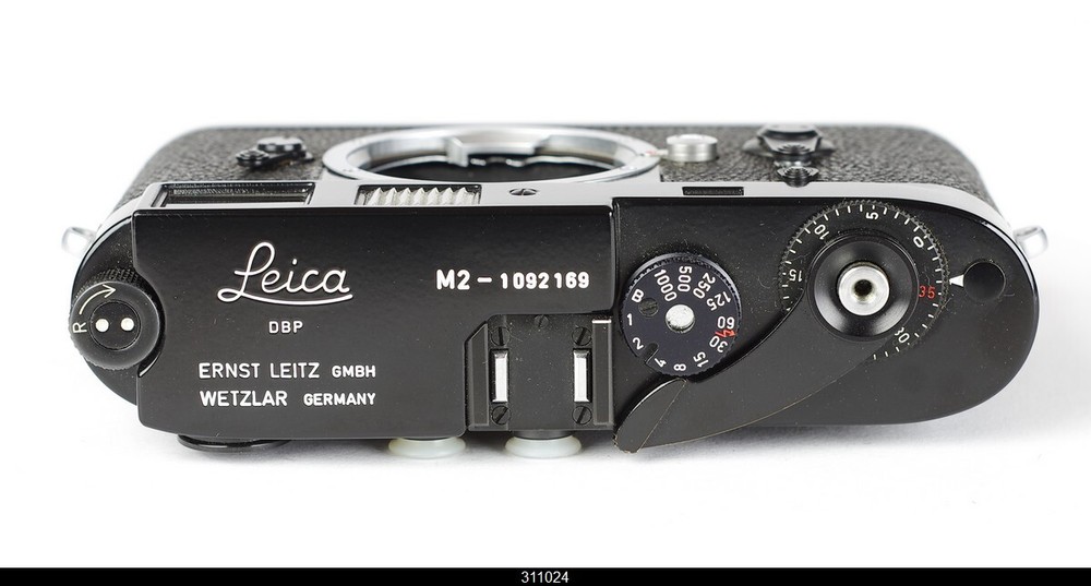 Leica M2 Black Paint Repaint Mint