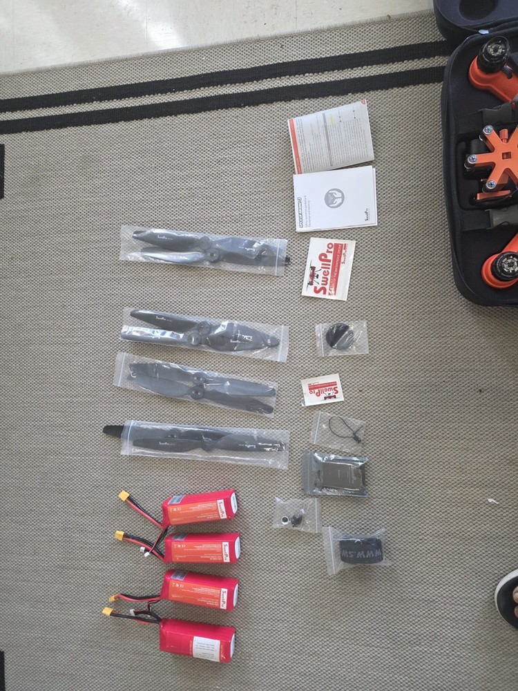 SwellPro Splash Drone 3 with Controller Case 2 cameras 1 bait release Release