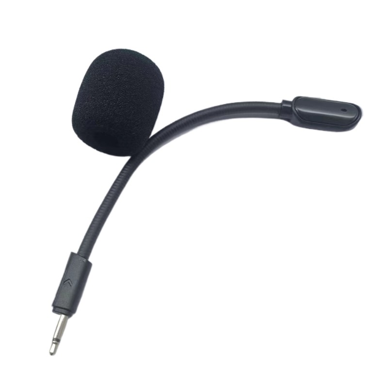 Highly Clearly Boom Microphone Compatible for 100 Headphones Adjustable Design