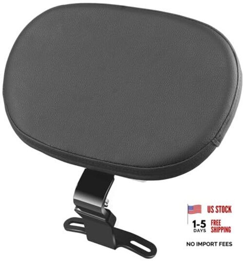 Adjustable Driver Rider Backrest Quick Release for Harley Softail Models C