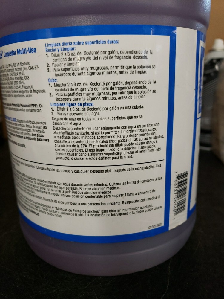 Spartan Xcelente Multi-Purpose Cleaner (1 Gallon)