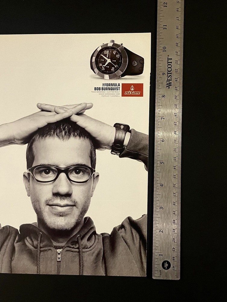Nixon Bob Burnquist Watch Print Ad 2004