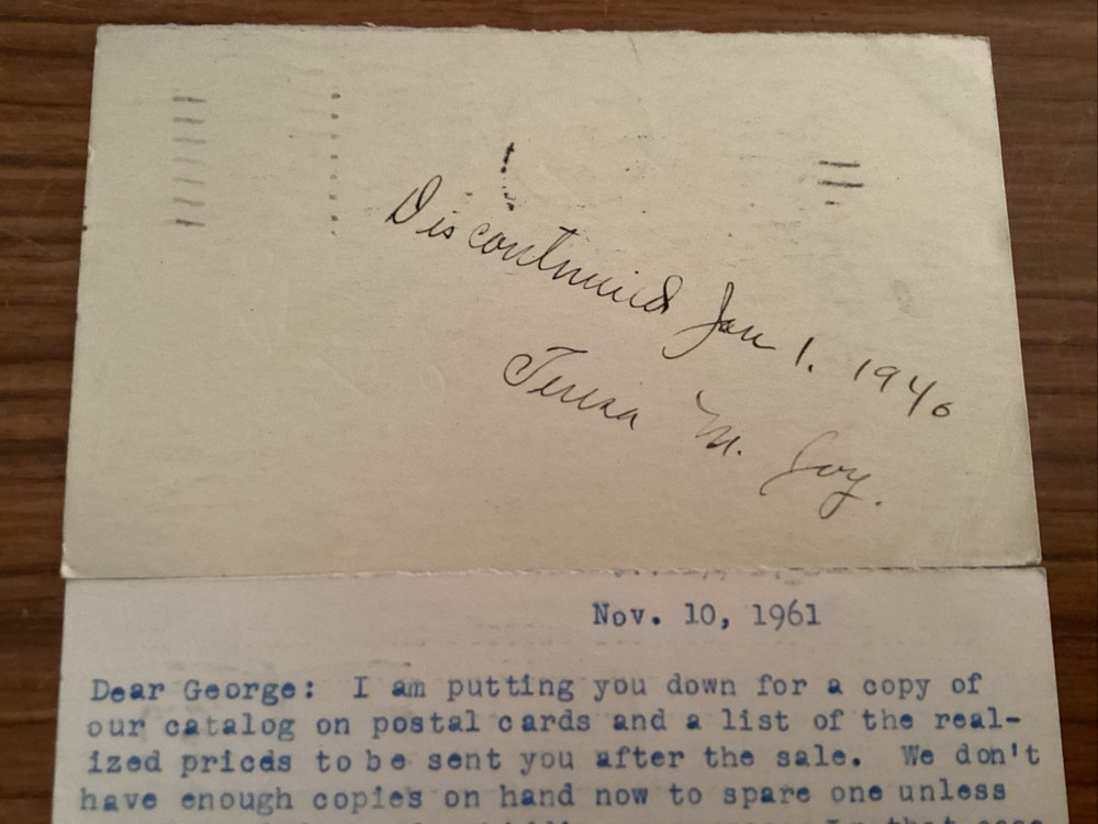 US postal cards X 3 ~ 1940’s, 50’s, 60’s