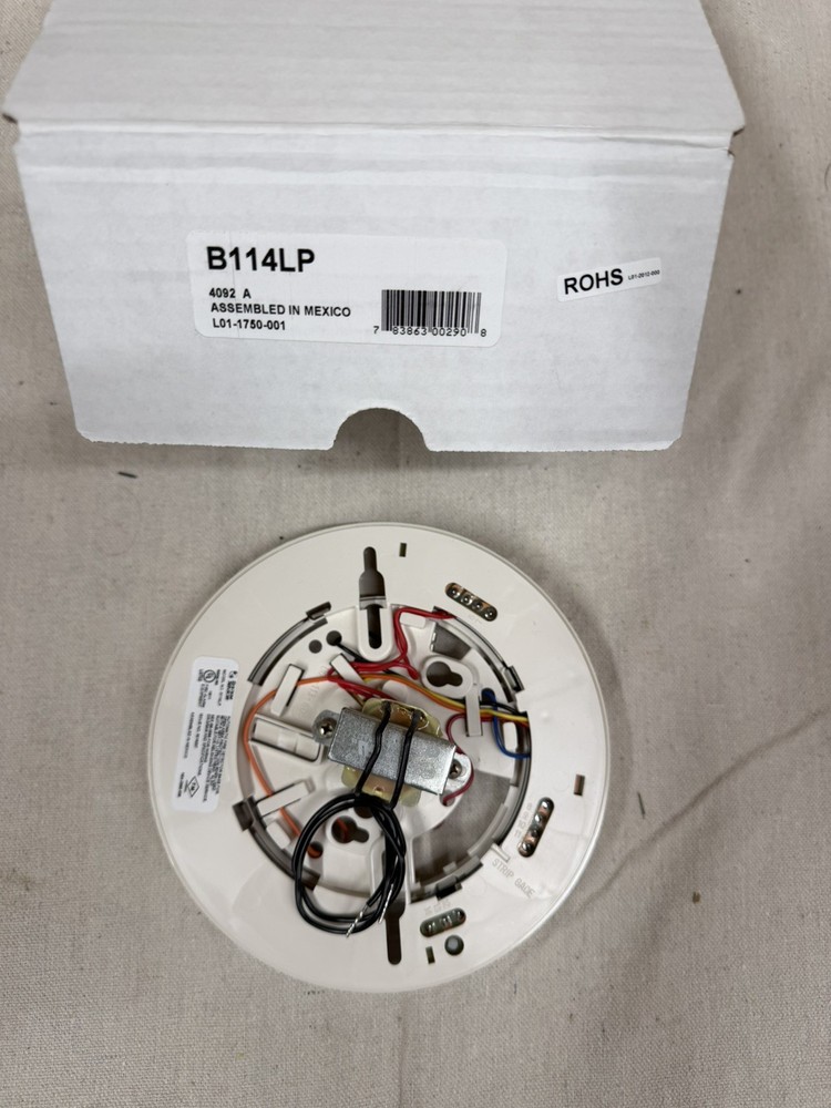 System Sensor B114LP Series Relay Base 4-Wire - Same Day Shipping (SEALED)