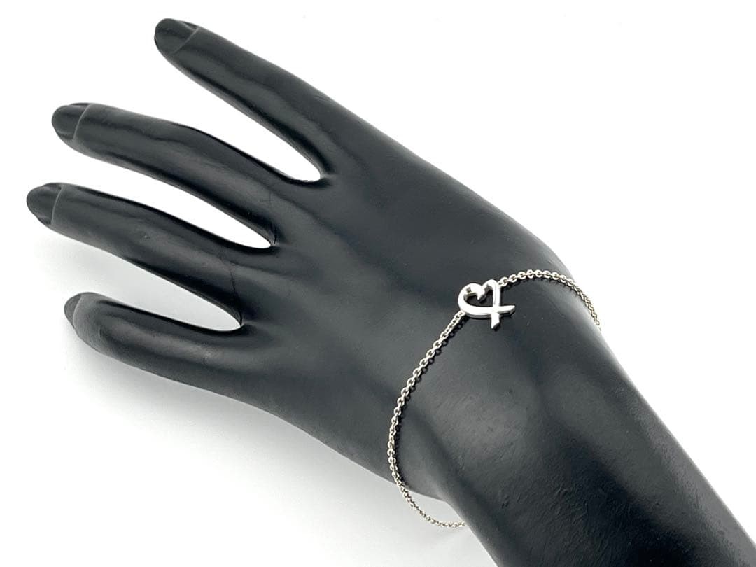 f103 Excellent condition Tiffany & Co. Loving Heart Bracelet Bangle 925