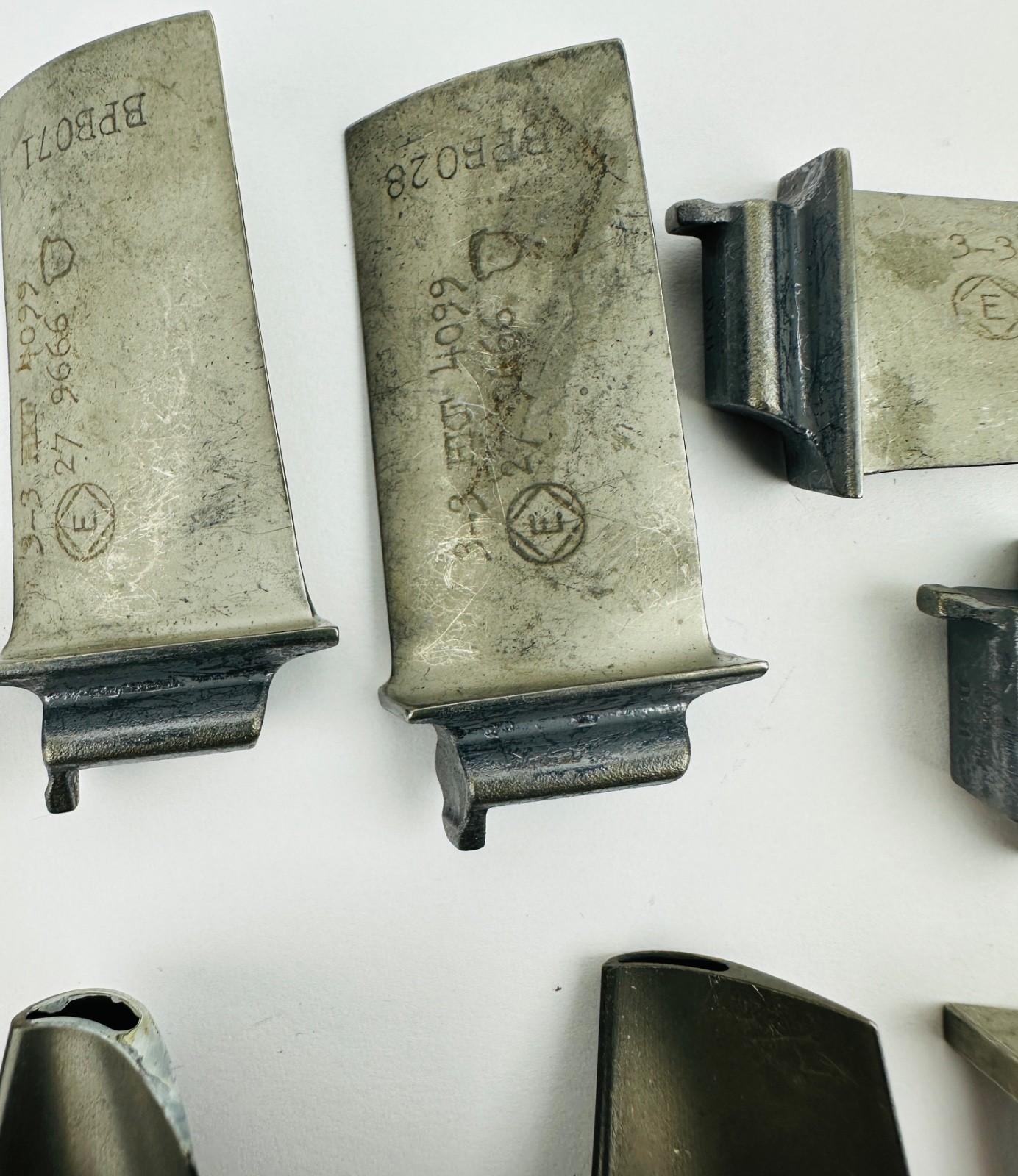 RL-10 Rocket Engine Turbine Blade Collection (Estate) + Original Polaroid