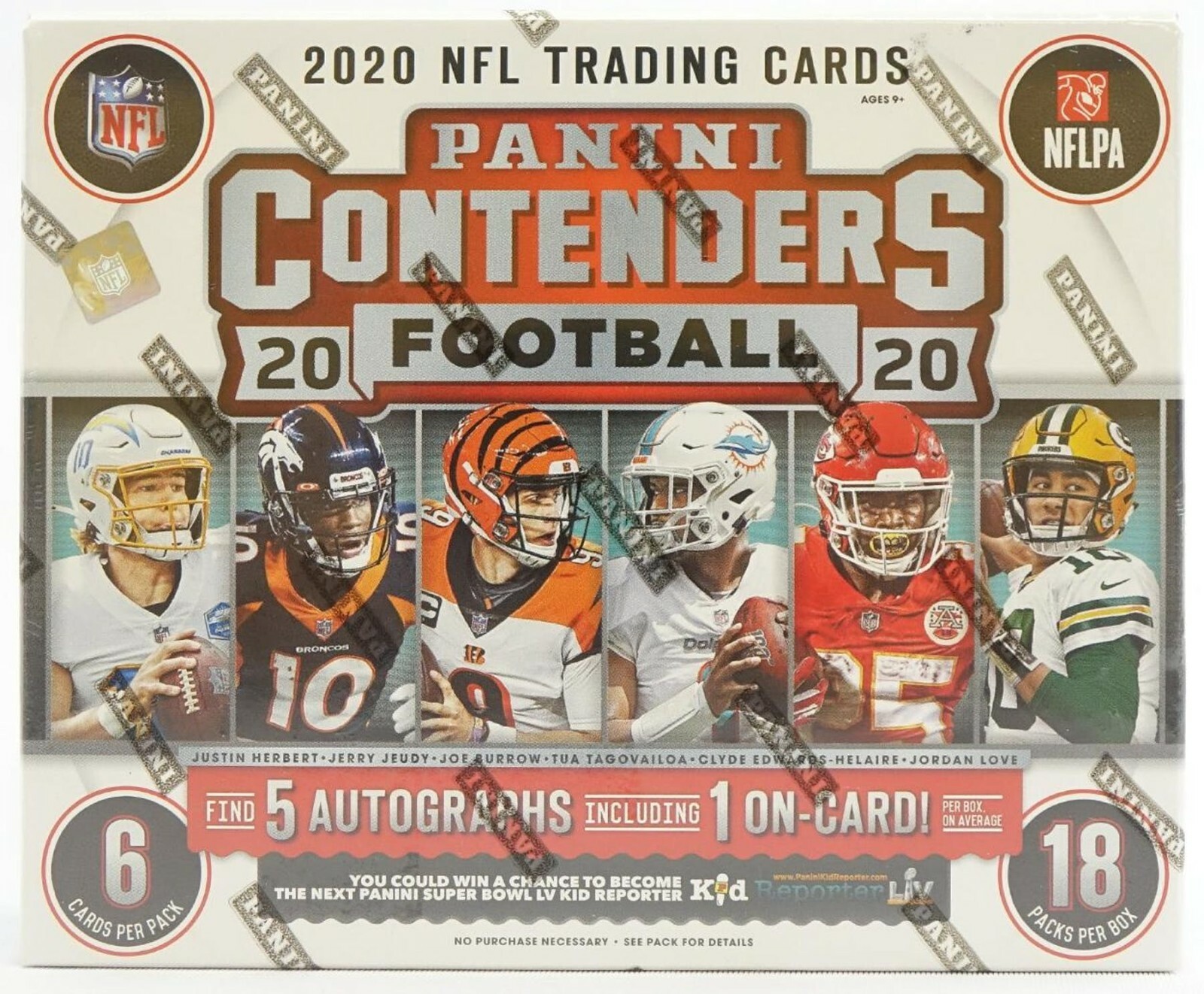 2020 Panini Contenders Football Sealed Hobby Box