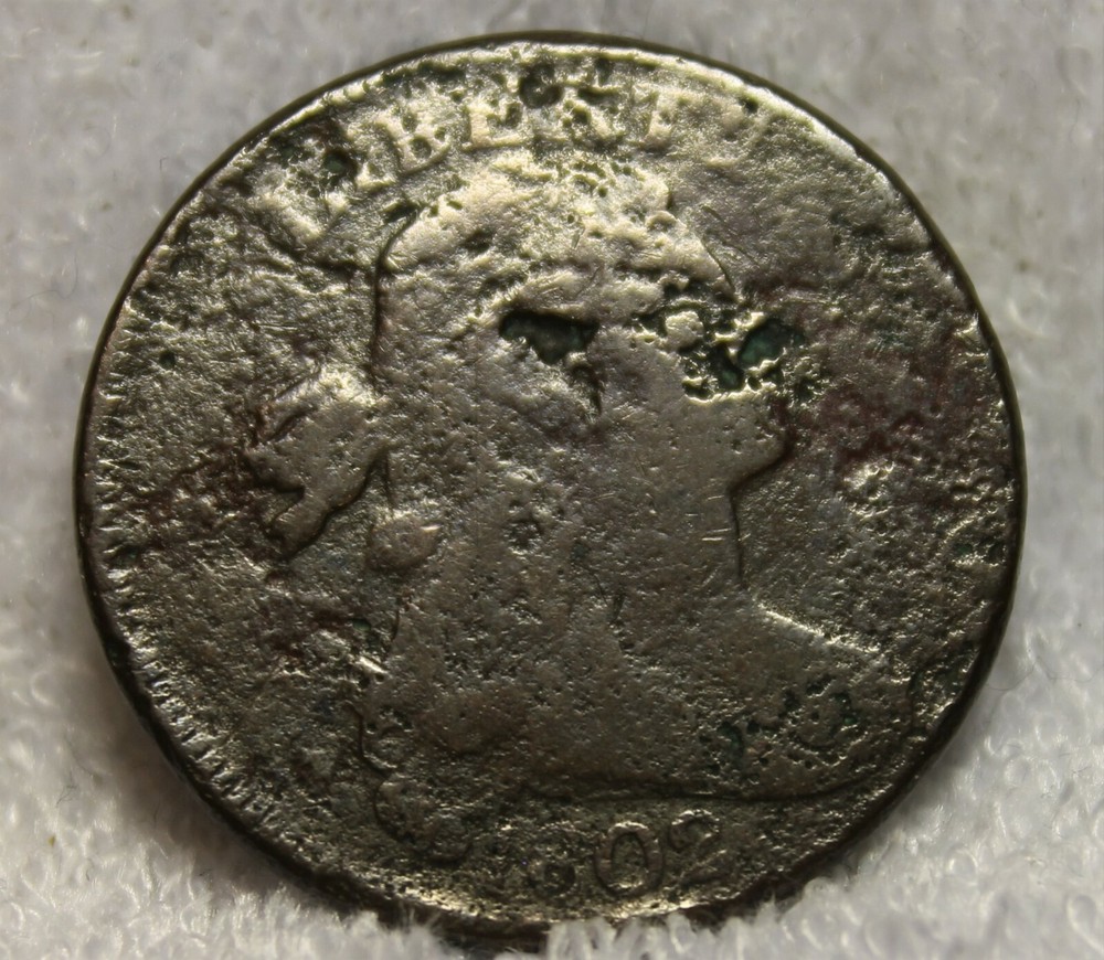 1802 draped bust large cent