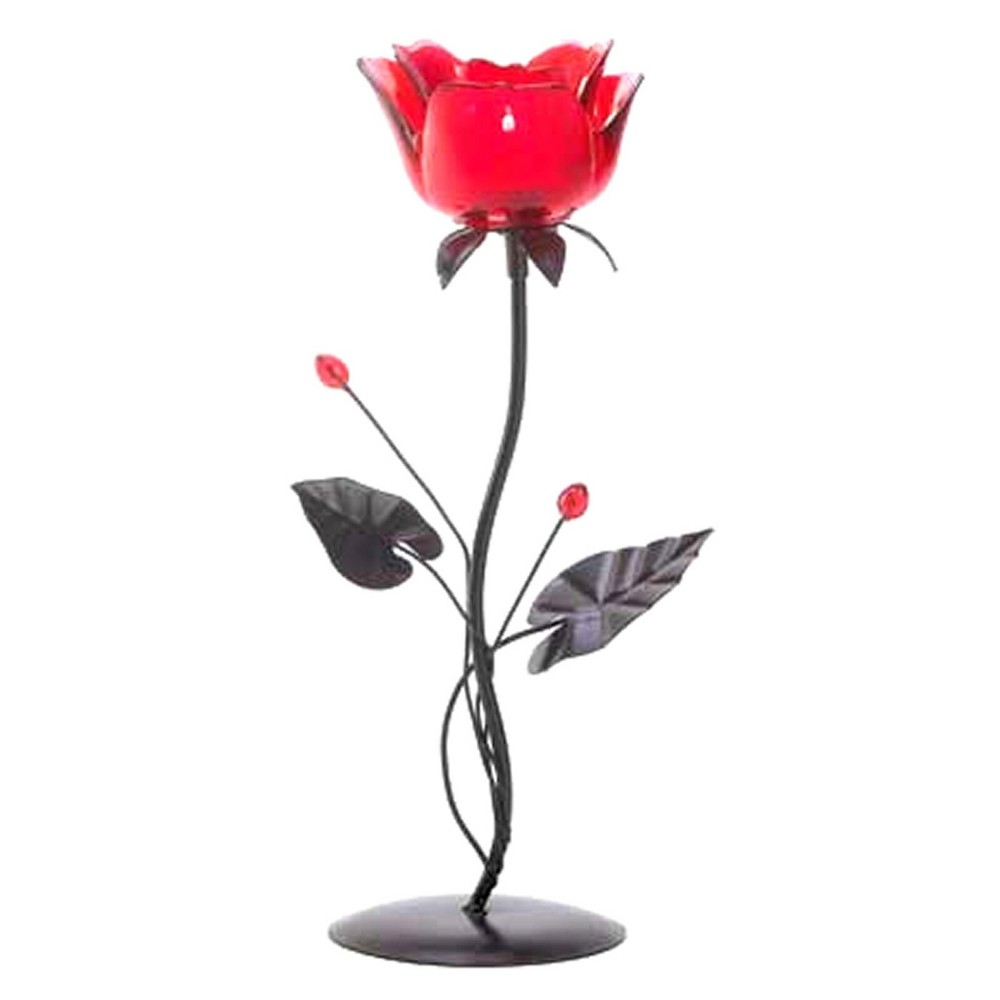 ROMANTIC!,,,RUBY ROSE LOVE VOTIVE CANDLE HOLDER ** NIB