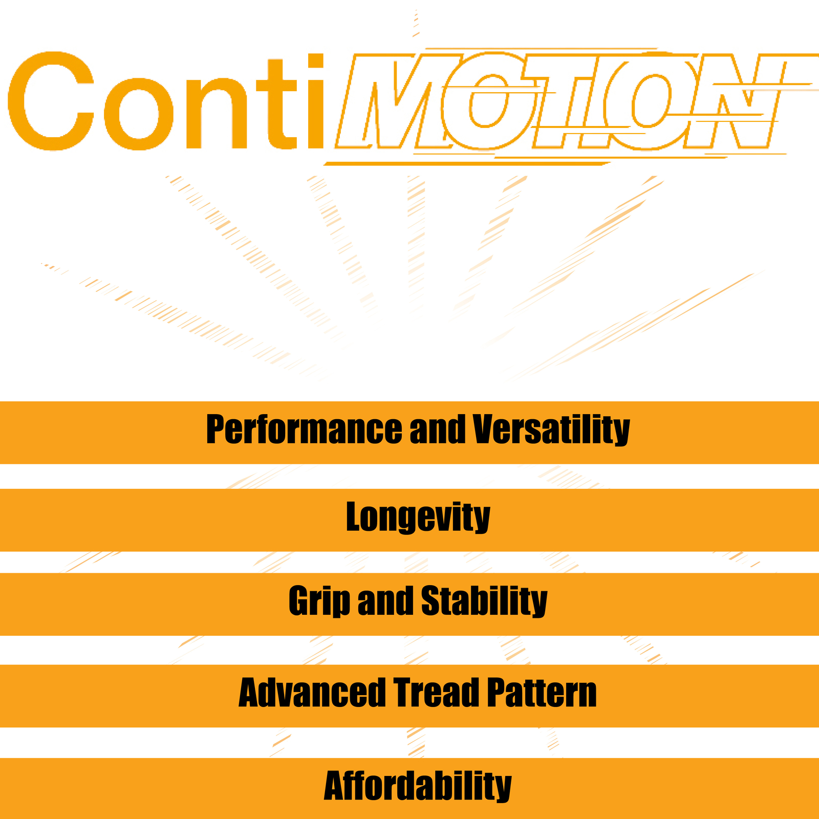 Continental ContiMotion 120/70ZR-17 Front &180/55ZR-17 Motorcycle Tires (2 Pack)