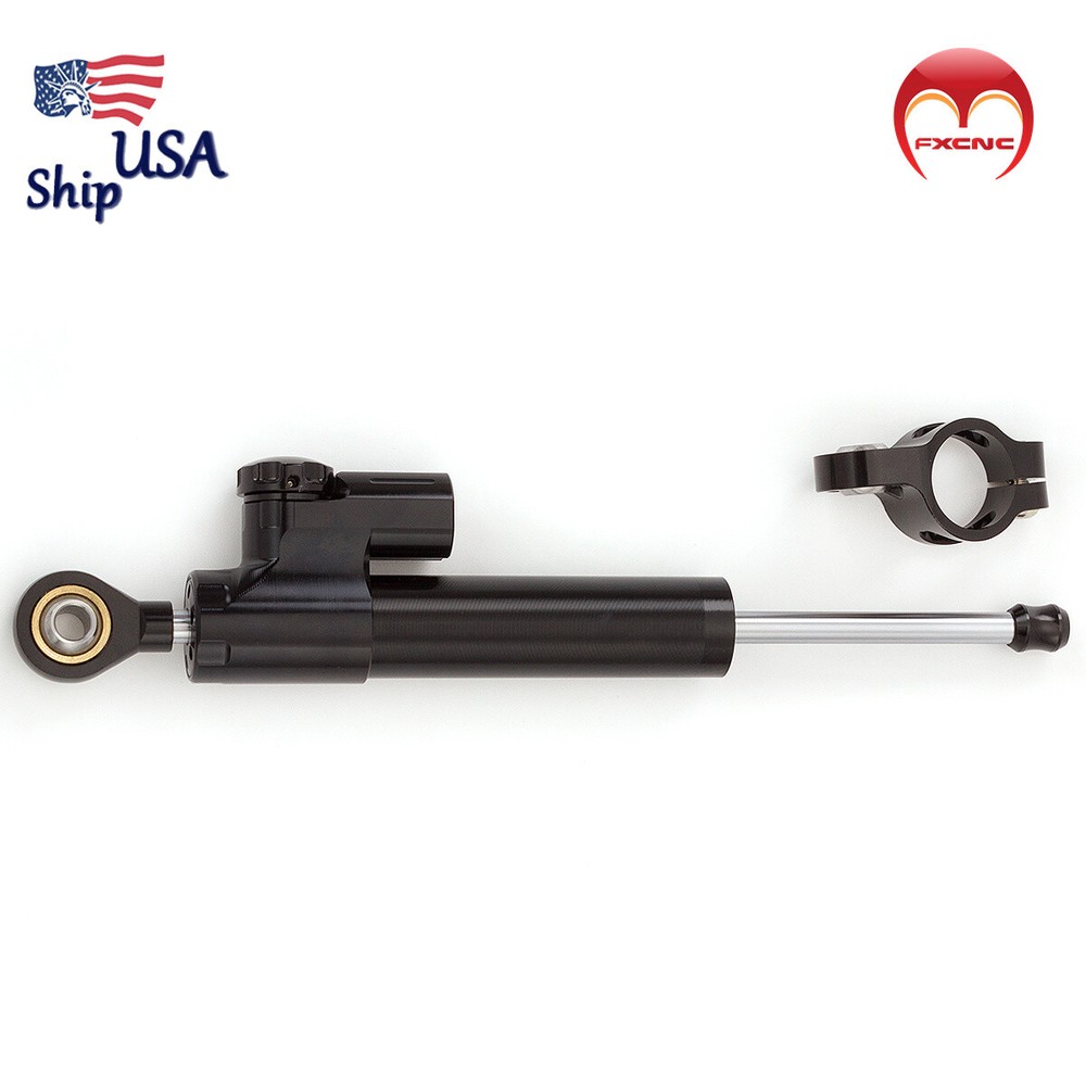 Motorcycle Steering Damper Stabilizer Linear Reversed Safe Control Universal