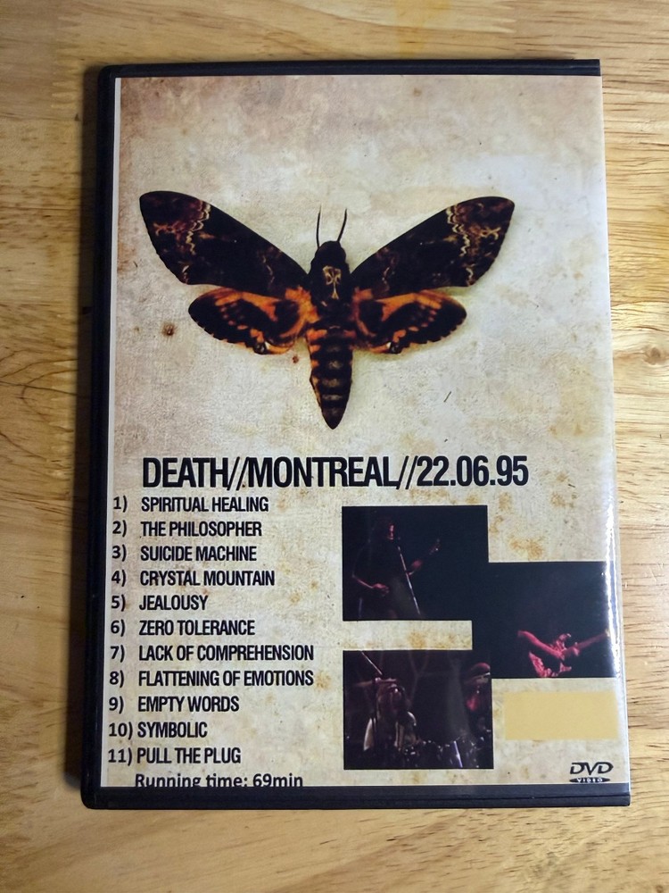 Death - Spritual Symbolic Perseverance - Live DVD Bulk LOT of 6 Chuck Schuldiner