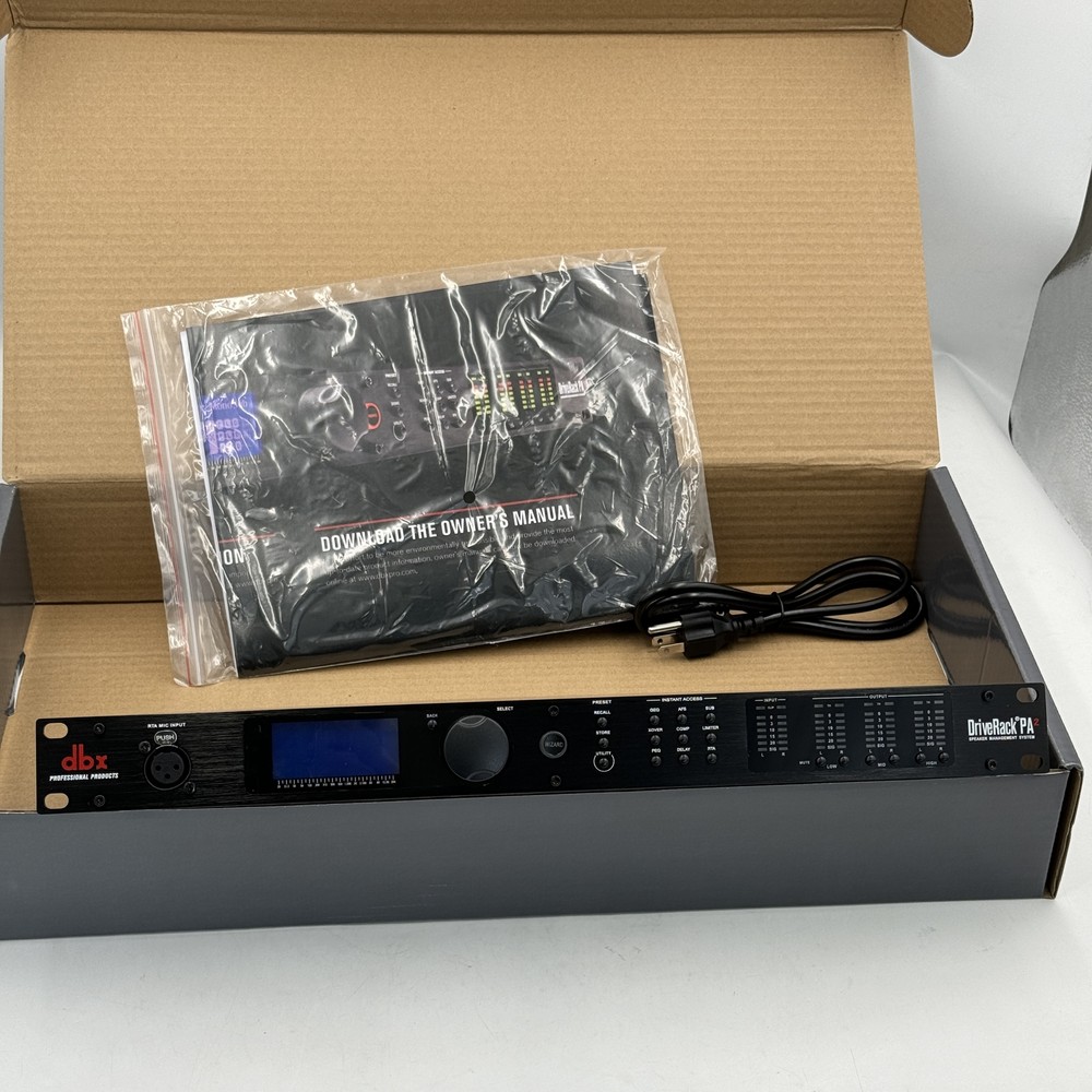 PA2 DriveRack Complete Loudspeaker Management System G2U