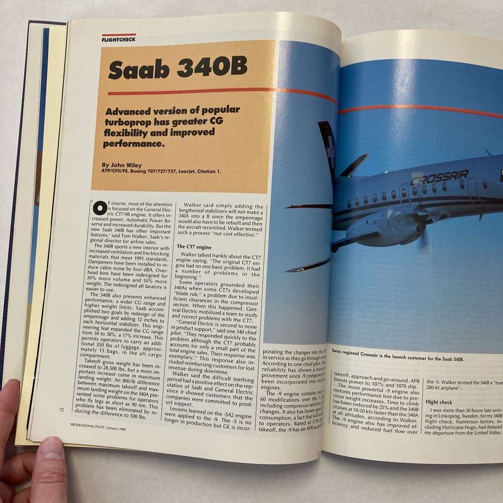 Professional Pilot - January 1990 Issue