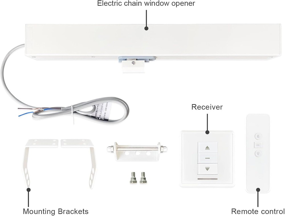Olide White Color Automatic Window Closer,SD300 Linear Chain Window Actuator