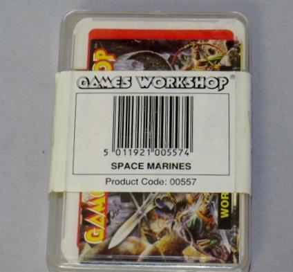 Games Workshop 1992 - Space Marines Deck - Citadel Combat Cards (SEALED)
