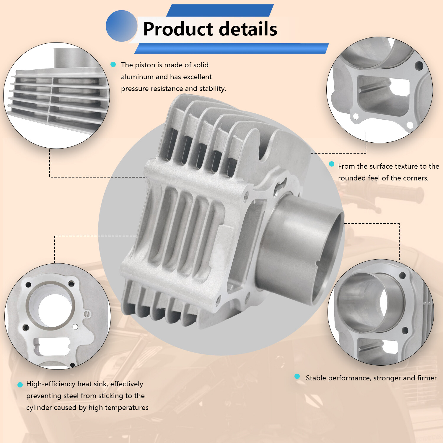 Cylinder Piston Gasket Top End Rebuild Kit for Honda Recon 250 TRX250 1997-2024