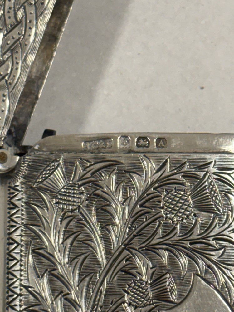 Victorian Sterling Silver Vesta Match Case