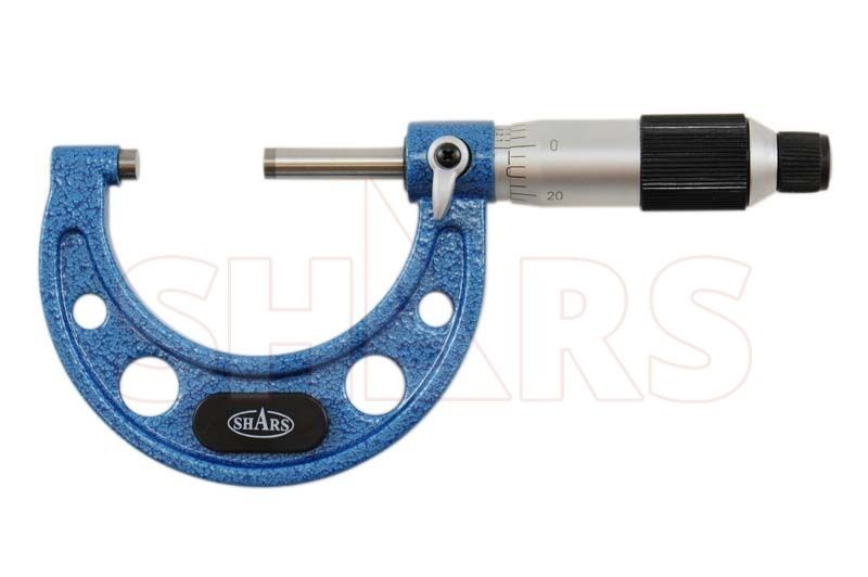 Shars 0-300mm Mechanical Solid Metal Frame Micrometer Set New R}