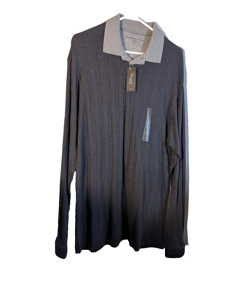 Dockers Premium M sweater gray NWT