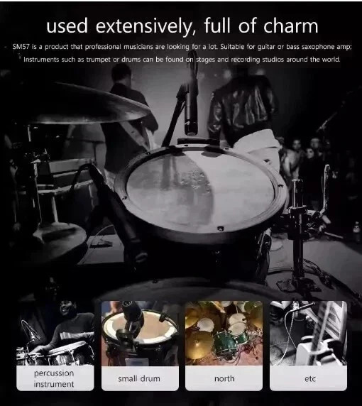 SM57 Cardioid Dynamic Instrument Microphone