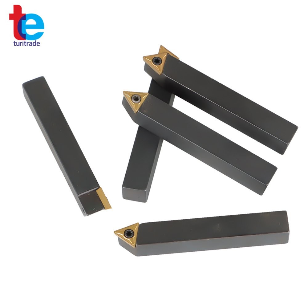 3/8 5 Pc Indexable Carbide Insert Turning Tool Bit Lathe Set Chipbreaker