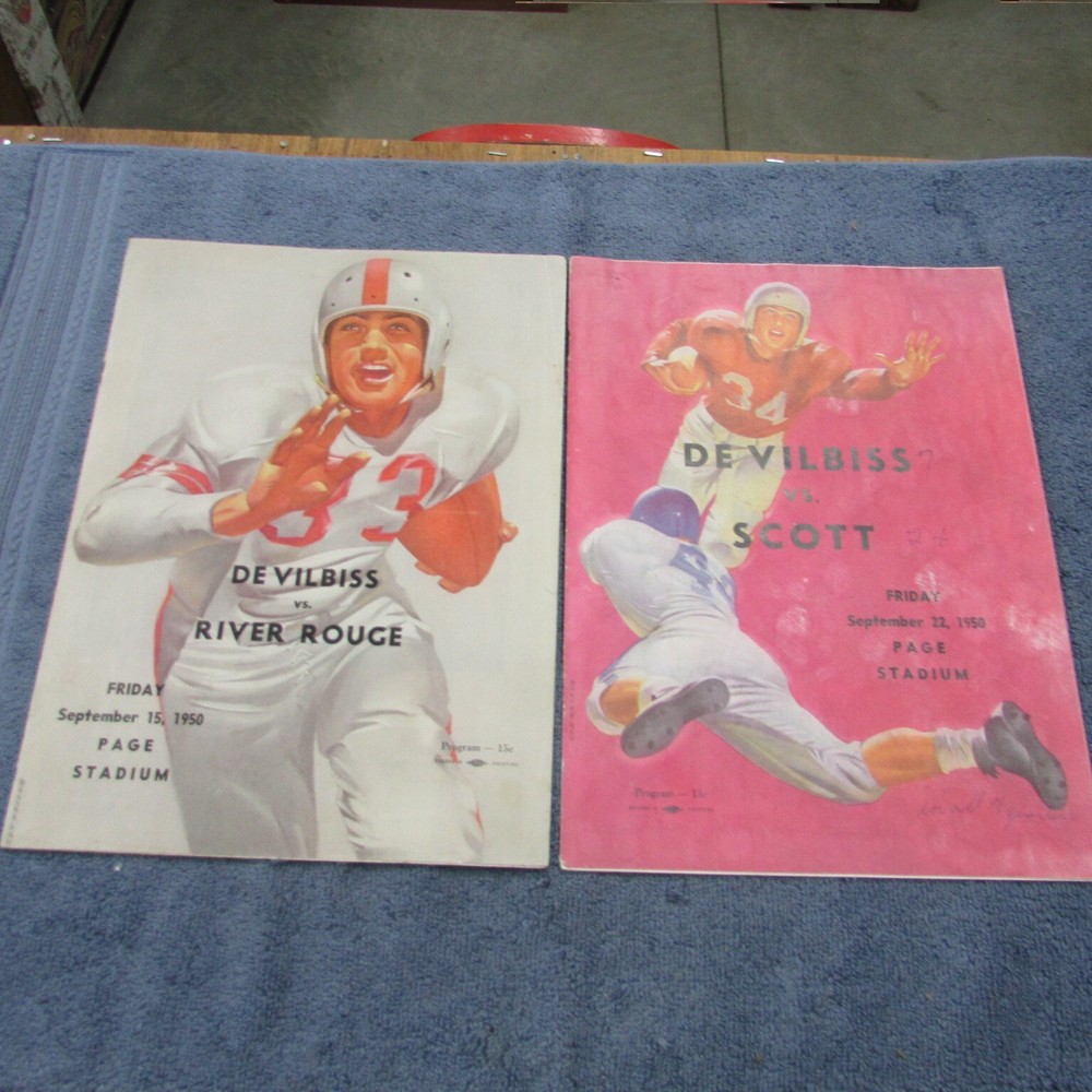 Devilbiss High School Football Programs  1950