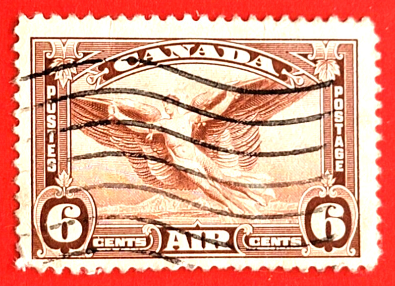 Canada Stamp C5 Pair Air Mail Stamp Used