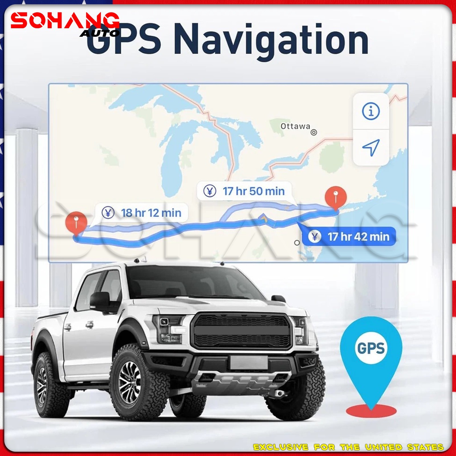 SoHang | 12.1" for Ford F150 F250 F350 Car Radio 2015-2021 Tesla Style Carplay
