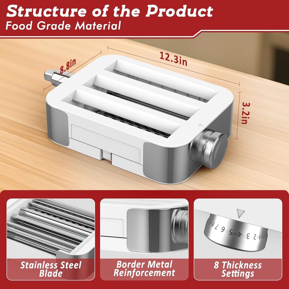 Mixer Attachment Grinder Pasta Maker Combo