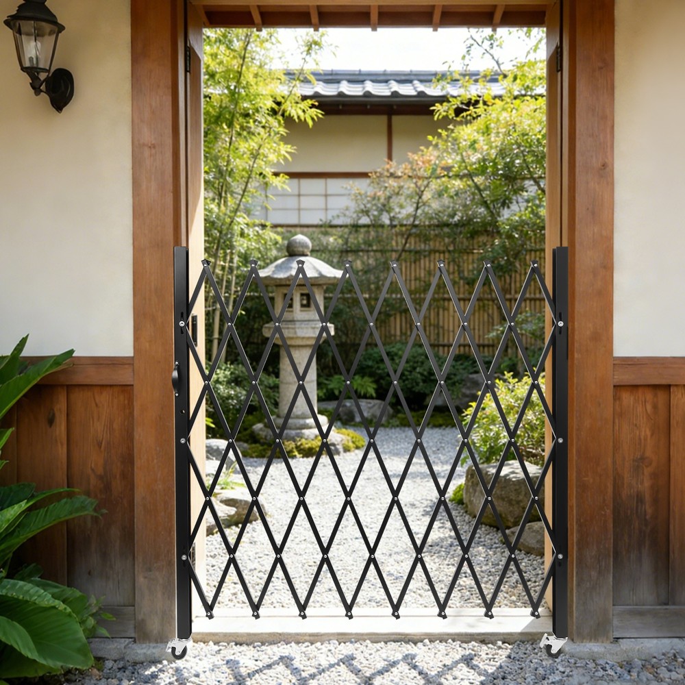 Rolling Barricade Gate Single Folding Security Gate Accordion Security Gate