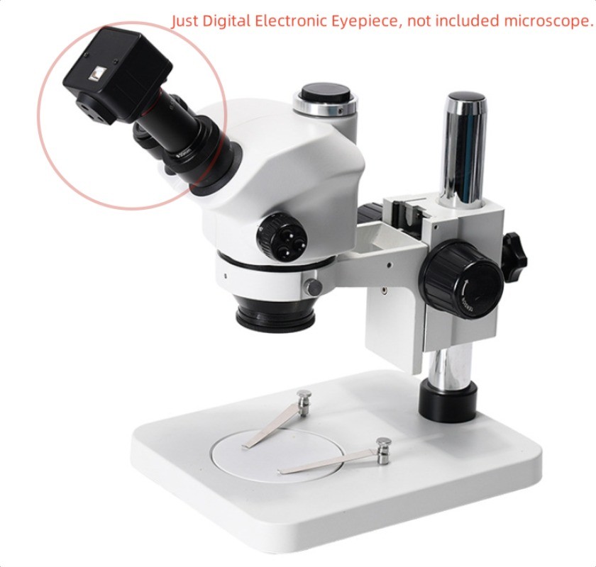 5.0 MP HD Digital Electronic Eyepiece Camera USB Microscope with C Mount Adapter