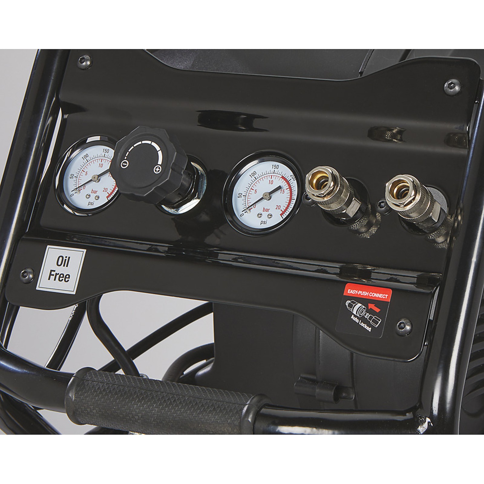 Klutch 29-Gallon Air Compressor, 2.5 HP, 120 Volts, 175 PSI