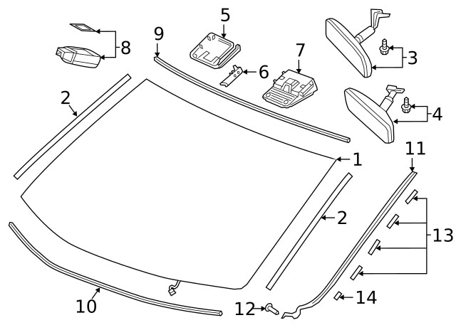 Genuine Honda Collision Avoidance Camera 36160-THR-A04