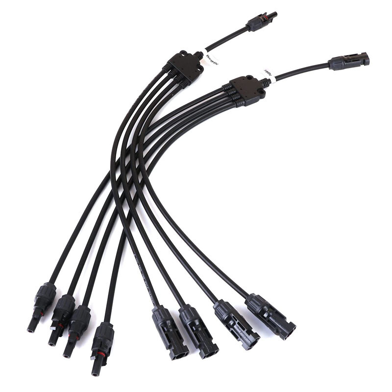 Solar Panel Y Branch Cable Connection Adapter Connector Extension Waterproof US