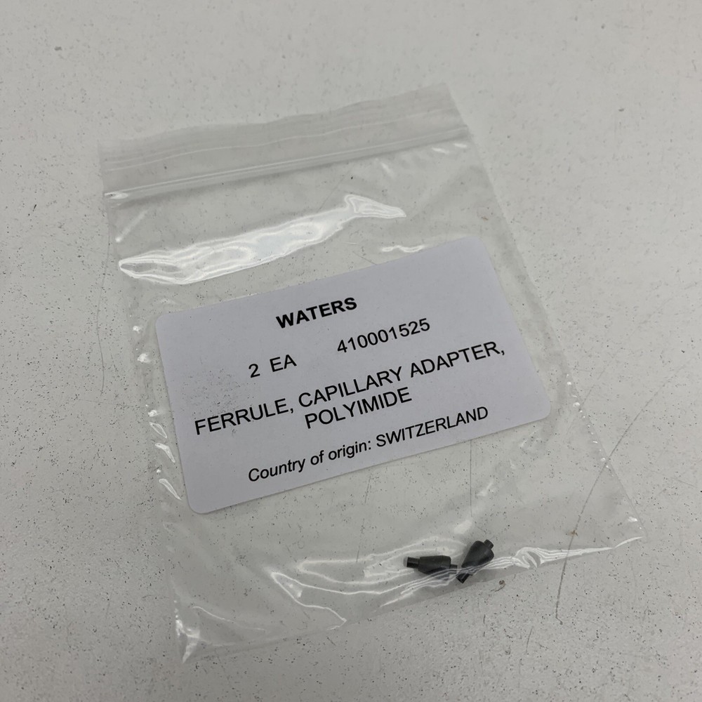 (2 Pcs) Waters 410001525 Polyimide Capillary Adapter Ferrule