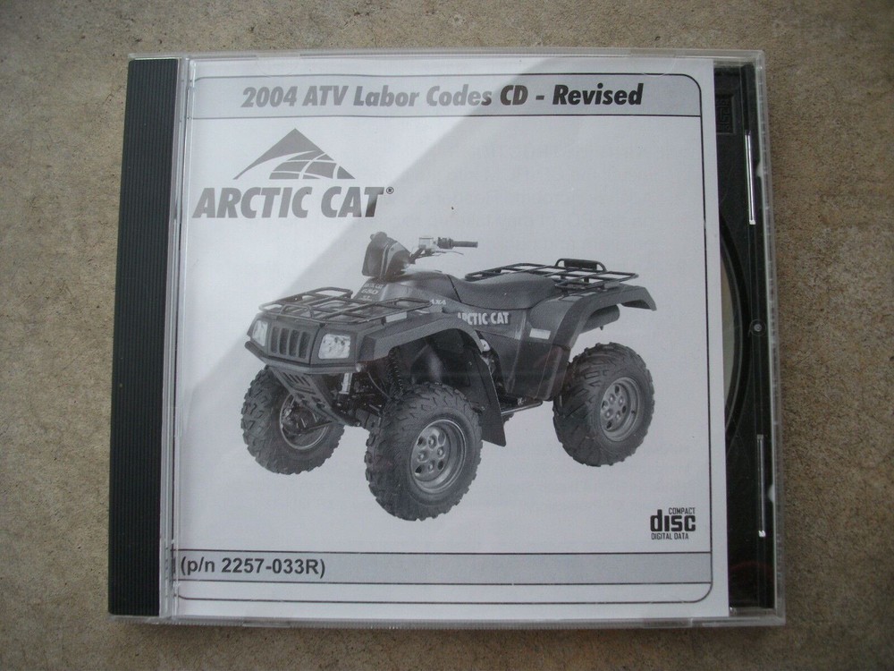 2004 Arctic Cat Labor Codes - Revised - Manual on CD